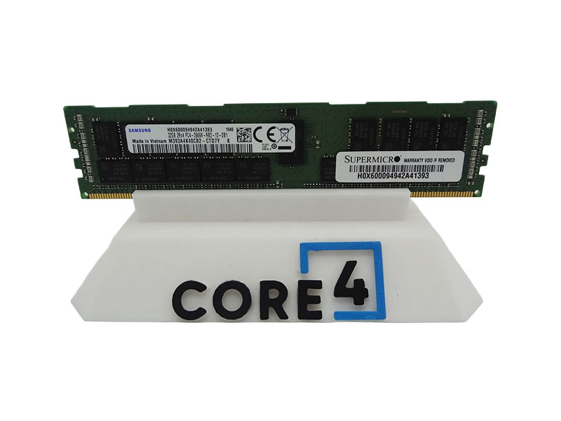 SUPERMICRO MEM-DR432L-SL03-ER26 32GB DDR4-2666 2Rx4 LP ECC REG  DIMM