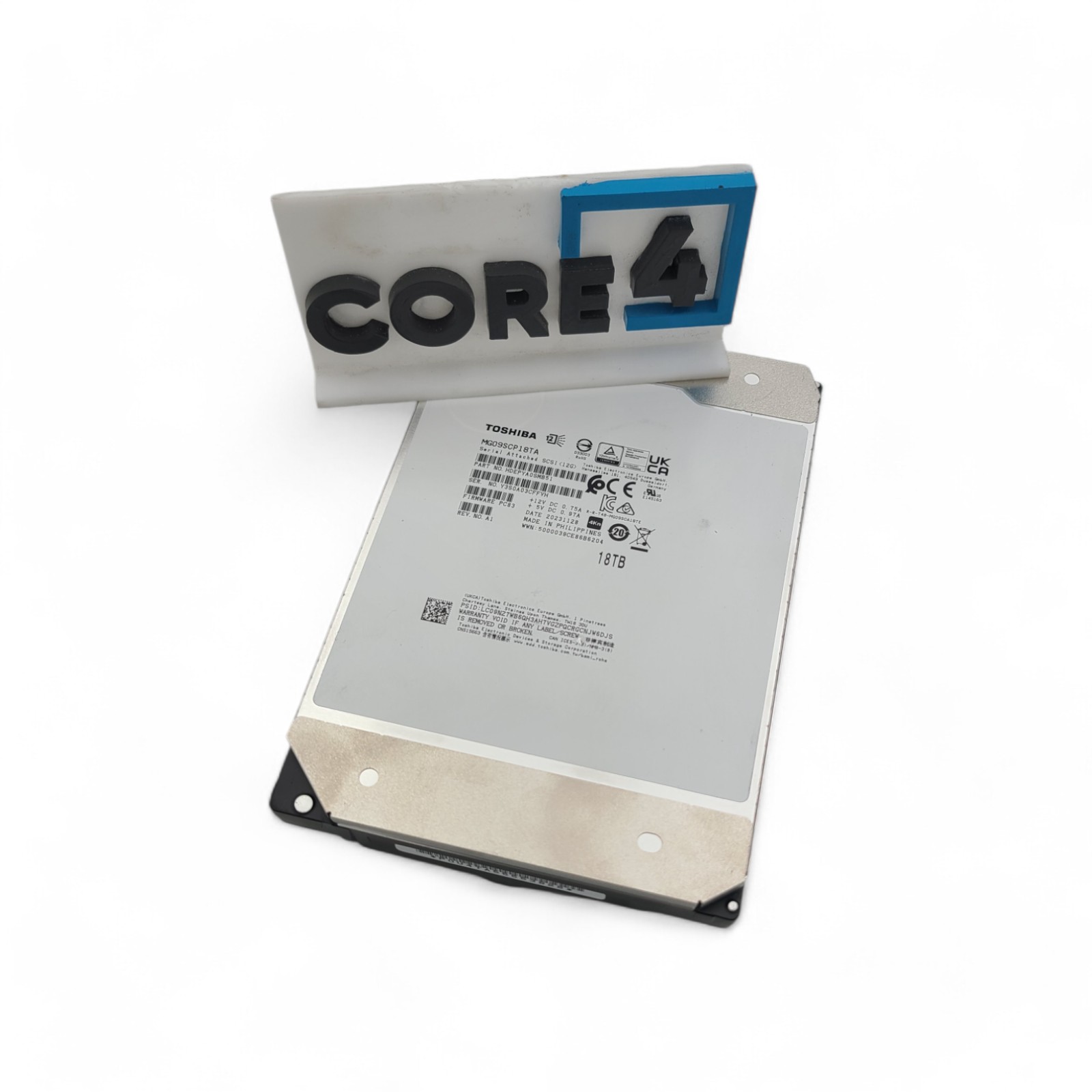 TOSHIBA MG09SCP18TA 18TB SAS 12GBPS 3.5 HDD