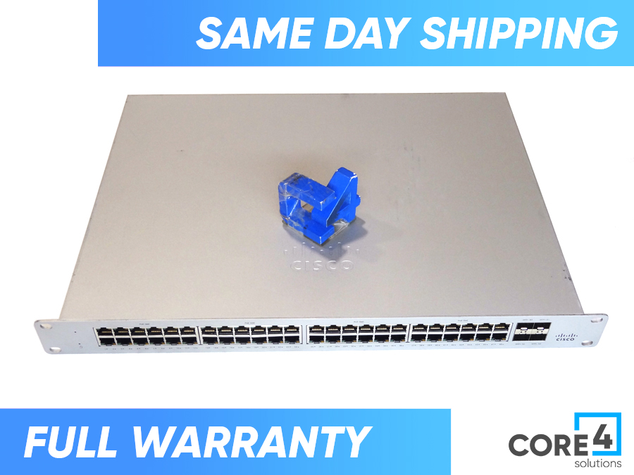 MERAKI MS125-48LP-HW Cisco MS125-48 Managed L2 Gigabit Ethernet Switch
