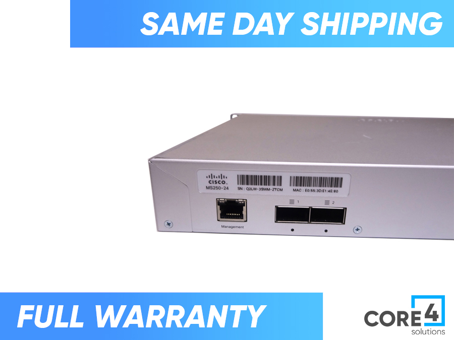 CISCO MS250-24-HW MS250-24 L3 STCK 24X GE SWITCH *New Sealed*