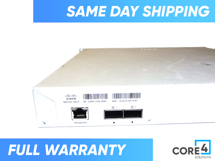 MERAKI MS250-48LP-HW MERAKI MS250-48LP L3 STCK CLH 