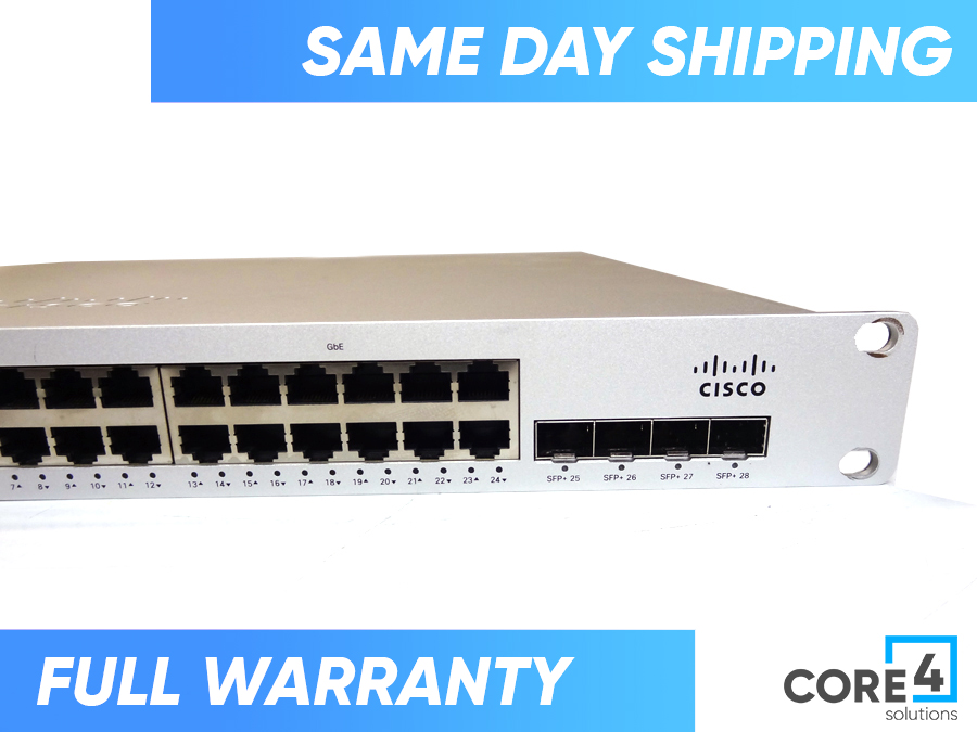 MERAKI MS350-24-HW Cisco 24x 1GB RJ-45 4x 10GB SFP+ Switch