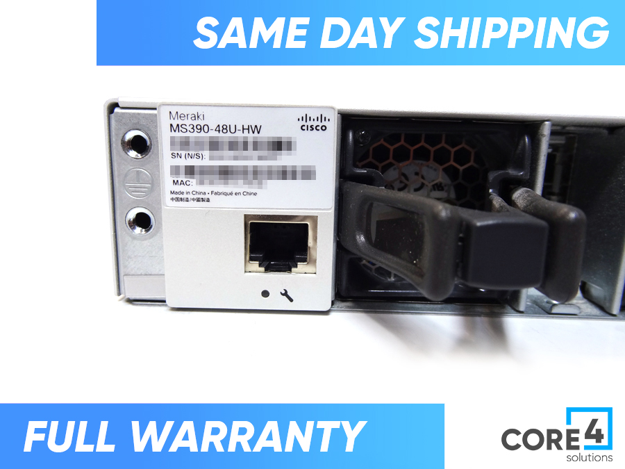 MERAKI MS390-48U-HW MS390 48GE L3 UPOE Switch