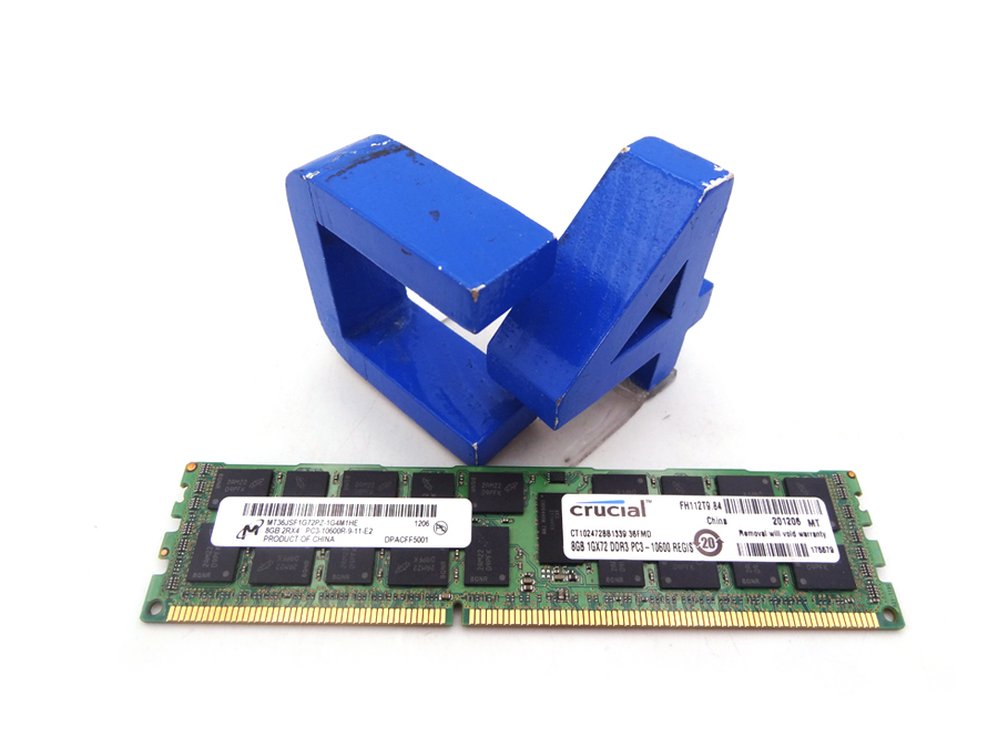 MICRON MT36JSF1G72PZ-1G4 8GB PC3-10600R 2RX4 1333MHZ DIMM
