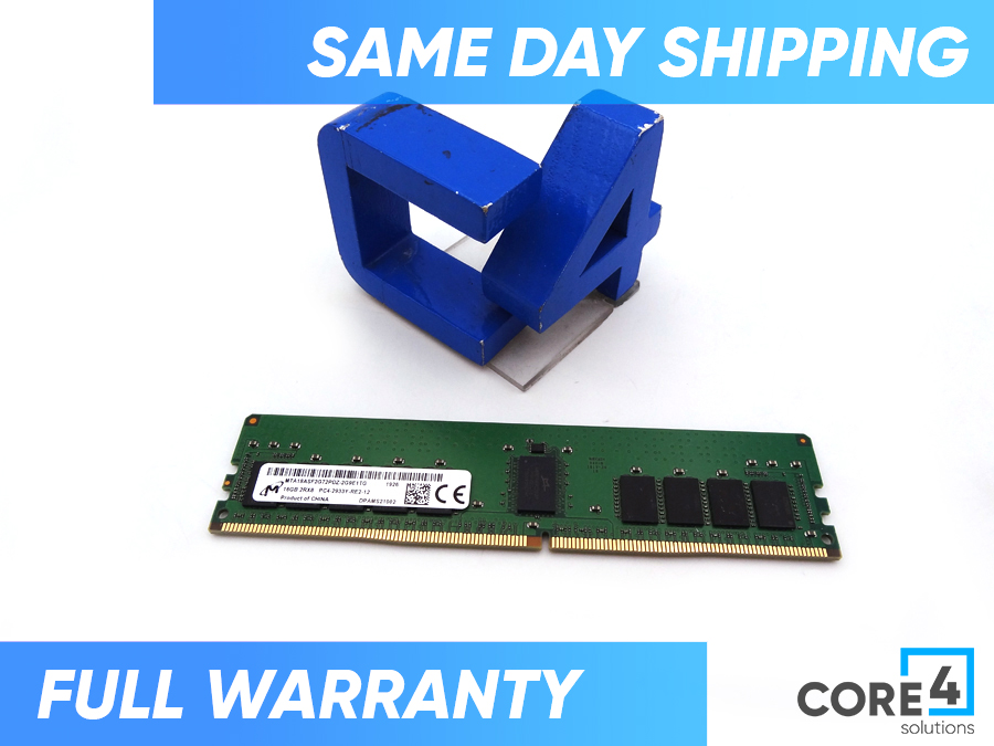 MICRON MTA18ASF2G72PDZ-2G9 16GB PC4-23400V DDR4 2933 2RX8 DIMM - MEM-DR416LD-ER29