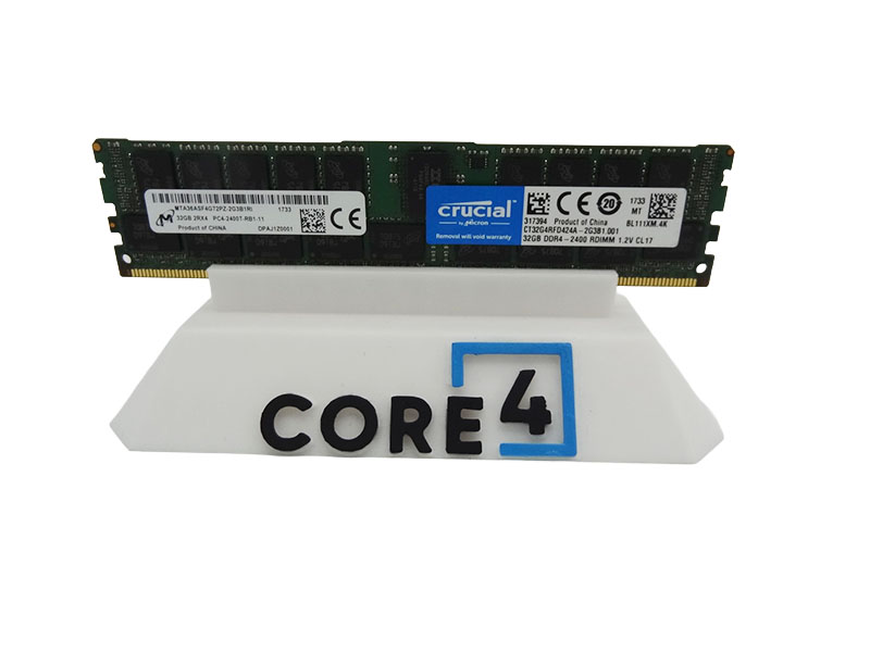 MICRON MTA36ASF4G72LZ-2G3 32GB PC4-19200T-L DDR4-2400 2RX4 ECC LRDIMM