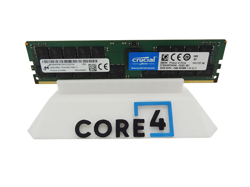 MICRON MTA36ASF4G72PZ-2G3D1 32GB PC4-19200T-R DDR4-2400 2RX4 ECC RDIMM