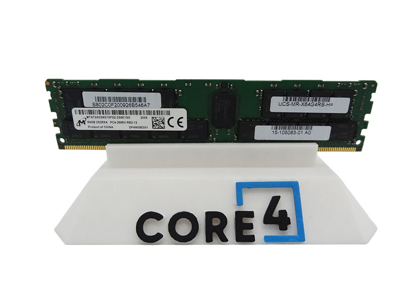 MICRON MTA72ASS8G72PSZ-2S6 MICRON 64Gb 2S2Rx4 PC4-2666V Memory
