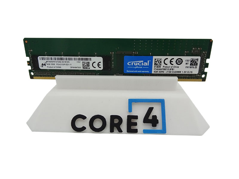 MICRON MTA9ASF51272AZ-2G1 4GB 1Rx8 PC4-2133P ECC Unbuffered DIMM