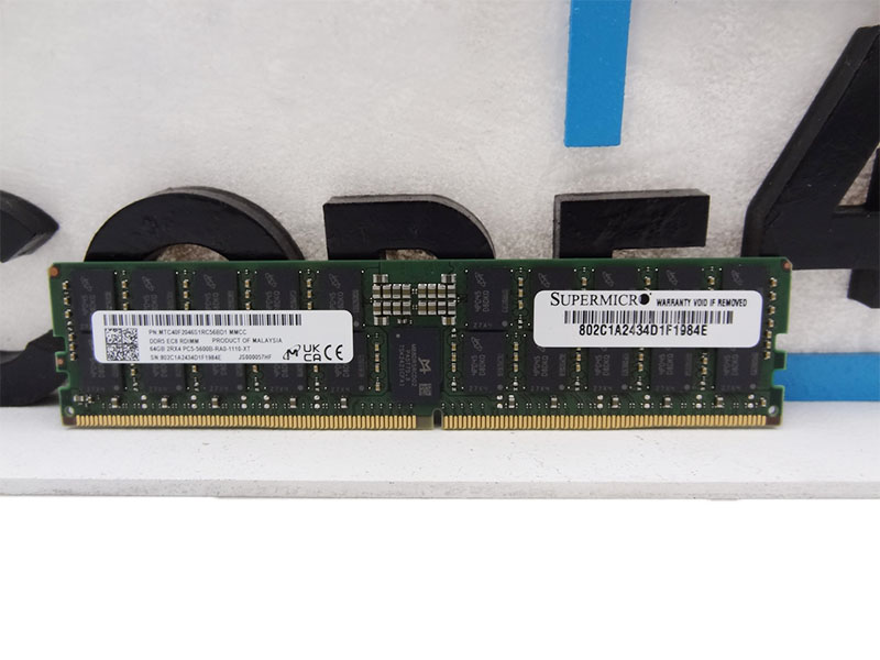 MICRON MTC40F2046S1RC56BD1 64GB 2RX4 PC5-44800B DDR5-5600MHZ 1.1V ECC