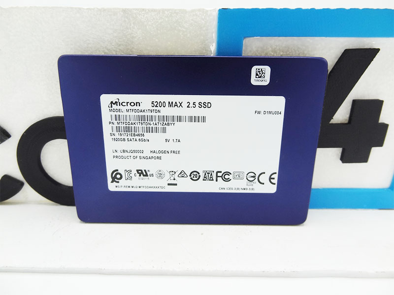 MICRON MTFDDAK1T9TDN 1.92TB 2.5 5200 MAX SATA 6GBPS SSD