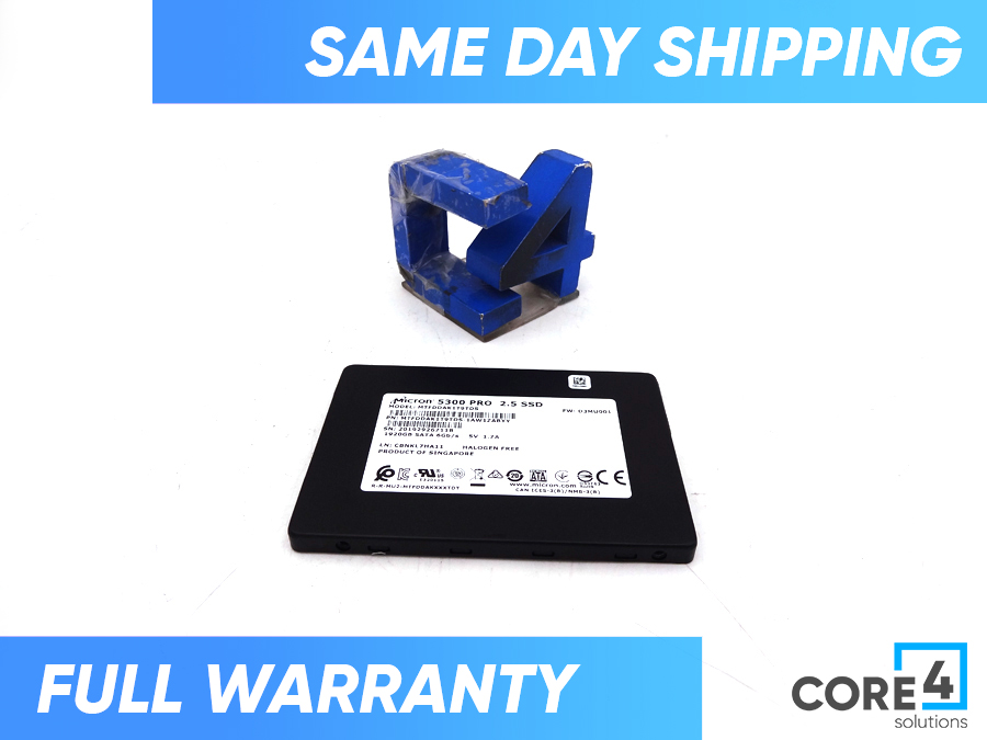 MICRON MTFDDAK1T9TDS 1.92TB 5300 PRO 2.5in 6GBPS SATA SSD