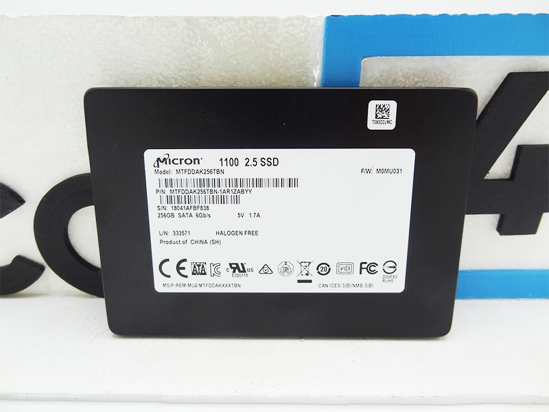 MICRON MTFDDAK256TBN-1AR12ABYY 256GB SATA 1100 SERIES 2.5 SSD