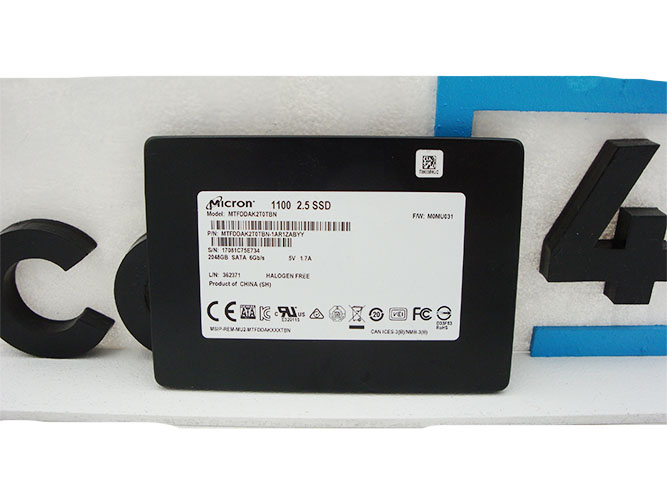 MICRON MTFDDAK2T0TBN-1AR1ZA 2TB SATA SSD 3D TLC NAND FLASH 2.5