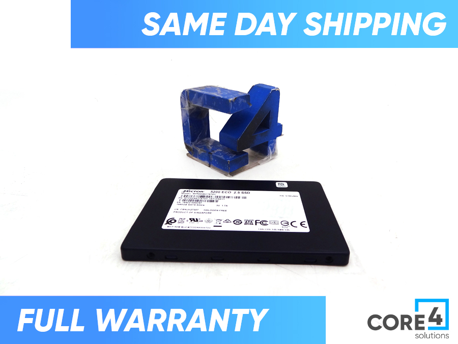 MICRON MTFDDAK7T6TDC 7.68TB 5200 ECO 2.5in SATA 6GBPS SSD 