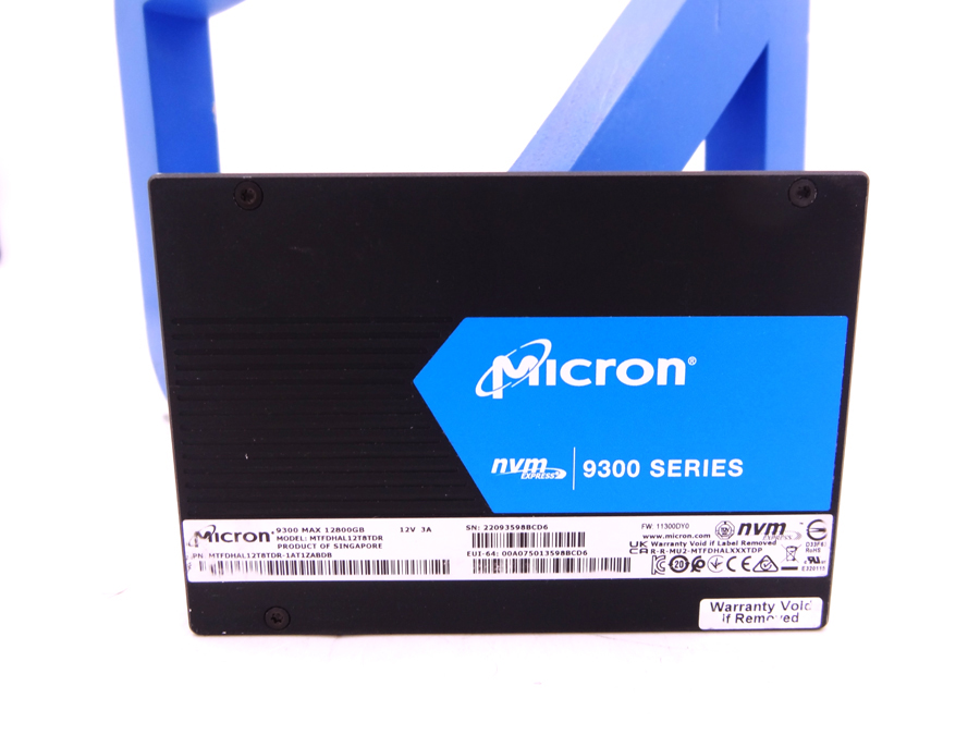 MICRON MTFDHAL12T8TDR-1AT1ZA 12.8TB MICRON 9300 U.2 NVME SSD