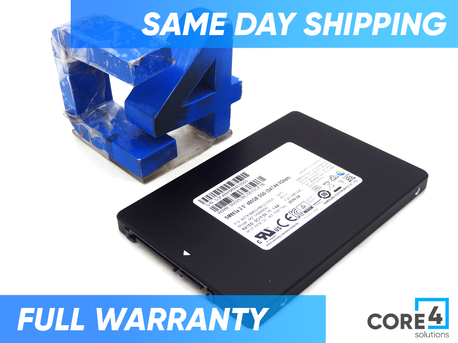 SAMSUNG MZ-7KM480N 480GB SM863A 2.5in 6GBPS SATA SSD *New Bulk*