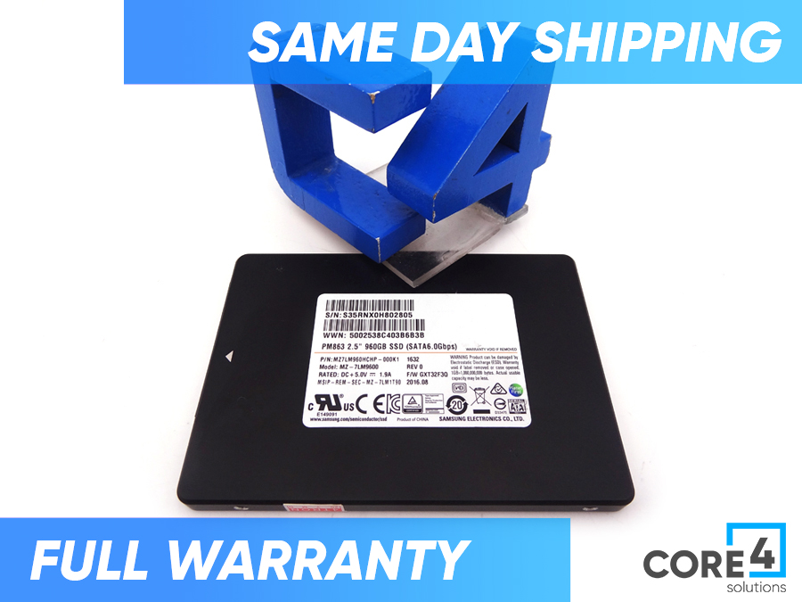 SAMSUNG MZ-7LM9600 960GB PM863 2.5 SATA 6GBPS SSD