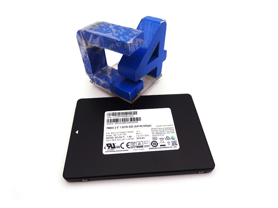 SAMSUNG MZ7LH1T9HMLT-00005 1.92TB 2.5 PM883 SATA GBPS SSD
