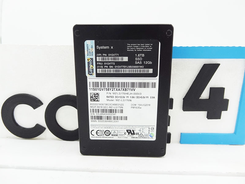 LENOVO MZILS1T6HEJH-000V3 1.6TB SAS PM1635a 12Gbs 2.5 SSD