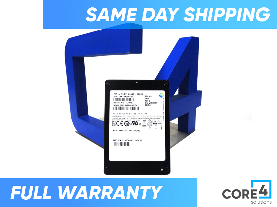 SAMSUNG MZILT1T9HAJQ 1.92TB SSD SAS 2.5 12G PM1643