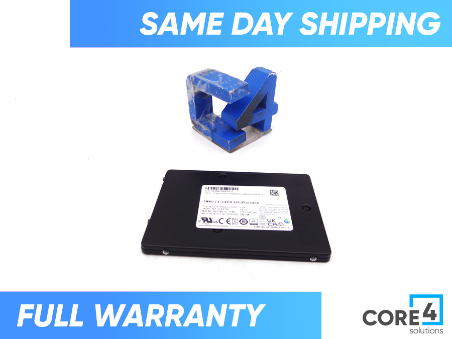 SAMSUNG MZQLB3T8HALS-00007 3.84TB PM983 2.5IN U.2 3.0 NVMe SSD 