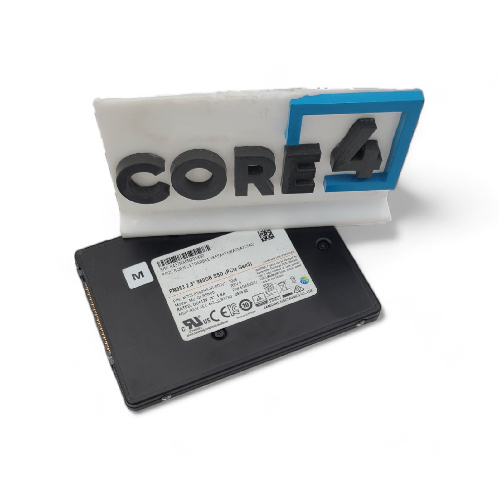 SAMSUNG MZQLB960HAJR-00007 960GB PM983 2.5 NVME U.2 PCIE SSD
