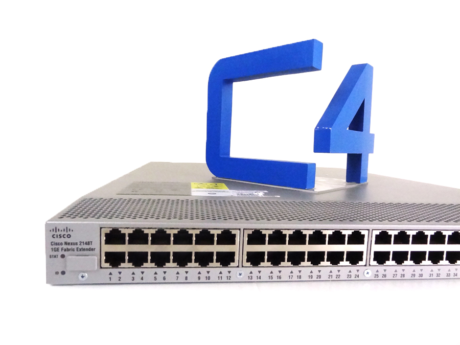 CISCO N2K-C2148T-1GE N2K 1GE 48X1G-BE SWITCH w/ 1PS & FAN MOD