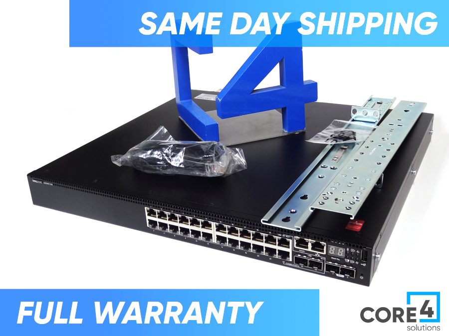 DELL N3024ET-ON EMC 24PX1GBE 2PX10GB SFP SWITCH