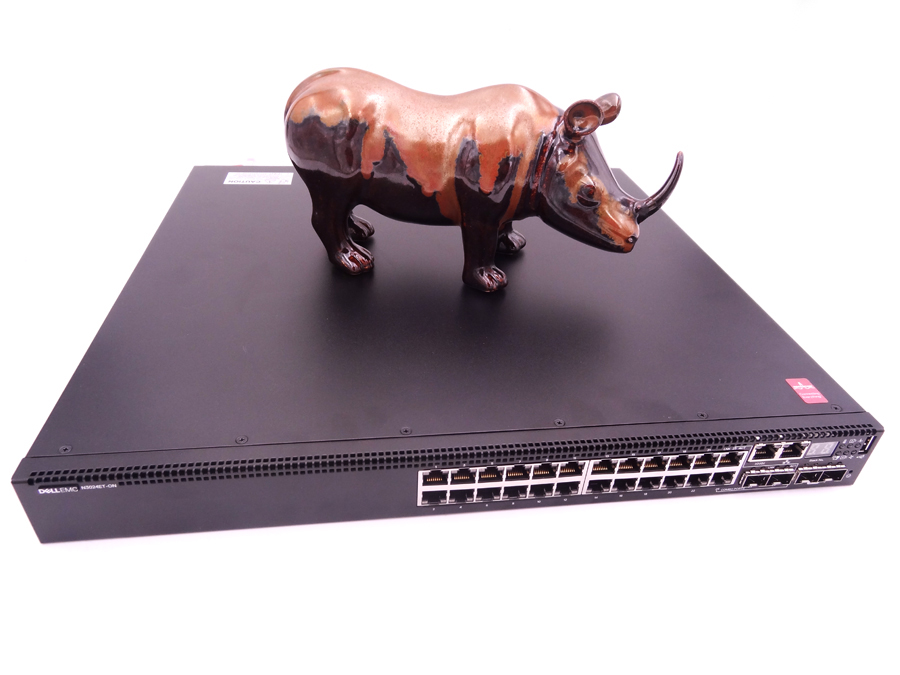 DELL N3024ET-ON EMC NETWORKING 24PX1GBE 2PX10GB SFP SWITCH *New Sealed*