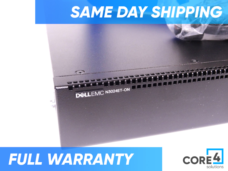 DELL N3024ET-ON EMC 24PX1GBE 2PX10GB SFP SWITCH