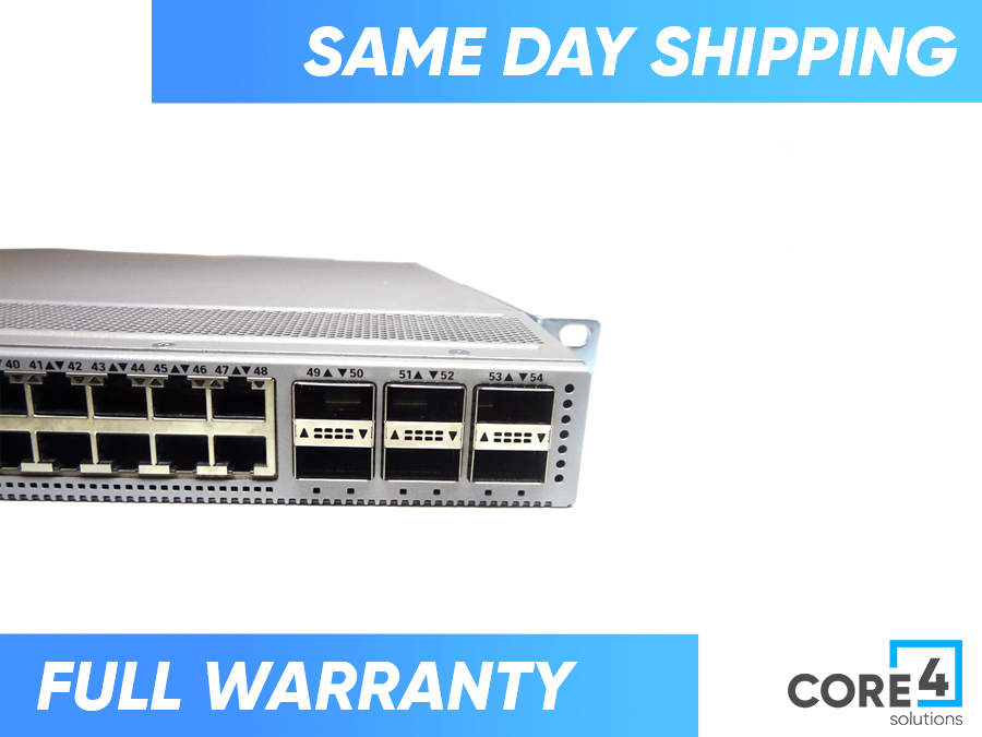 CISCO N9K-C93108TC-FX NEXUS 9300 48 X 10GBASE-T + 6 X 408 *New Open Box*