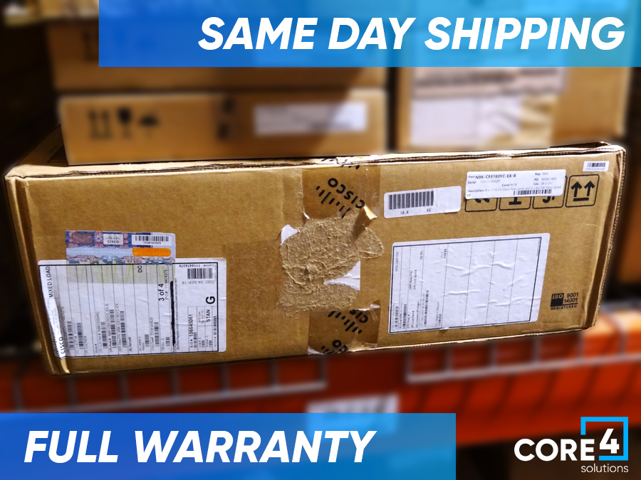 CISCO N9K-C93180YC-EX-B 48 x 1/10/25-Gbps fiber ports and 6 x 40/100-Gbps Quad Small *NOB*