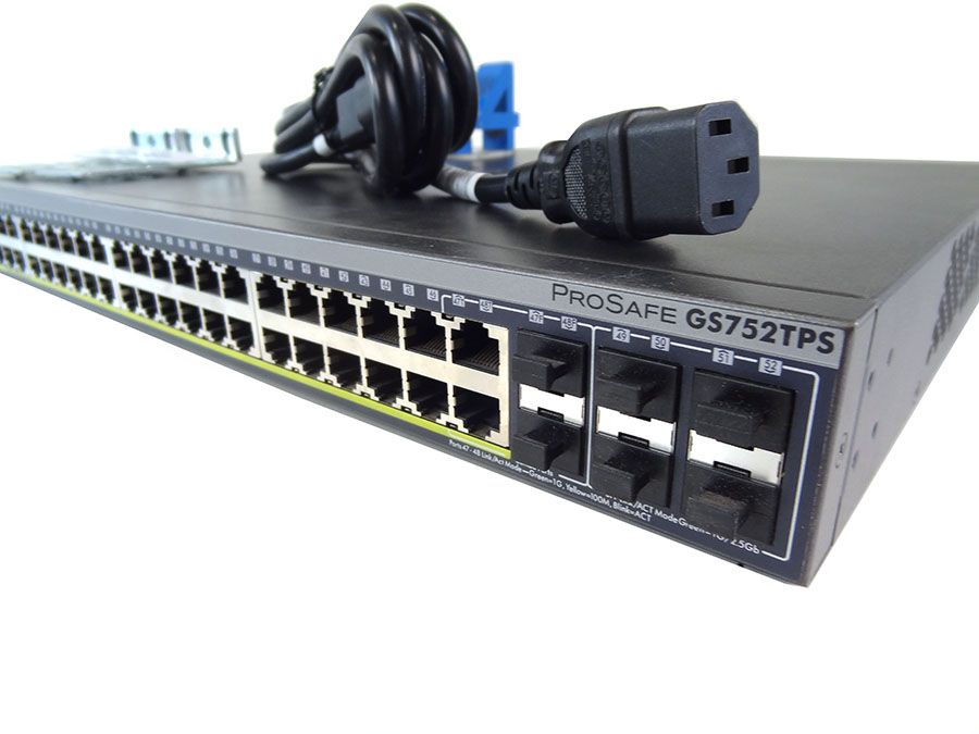 NETGEAR GS752TPS PROSAFE 48-PORT SWITCH