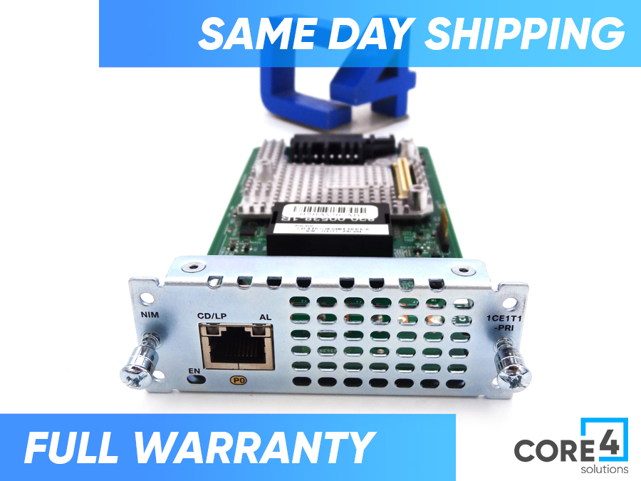 CISCO NIM-1CE1T1-PRI FOURTH-GENERATION MULTI-FLEXE