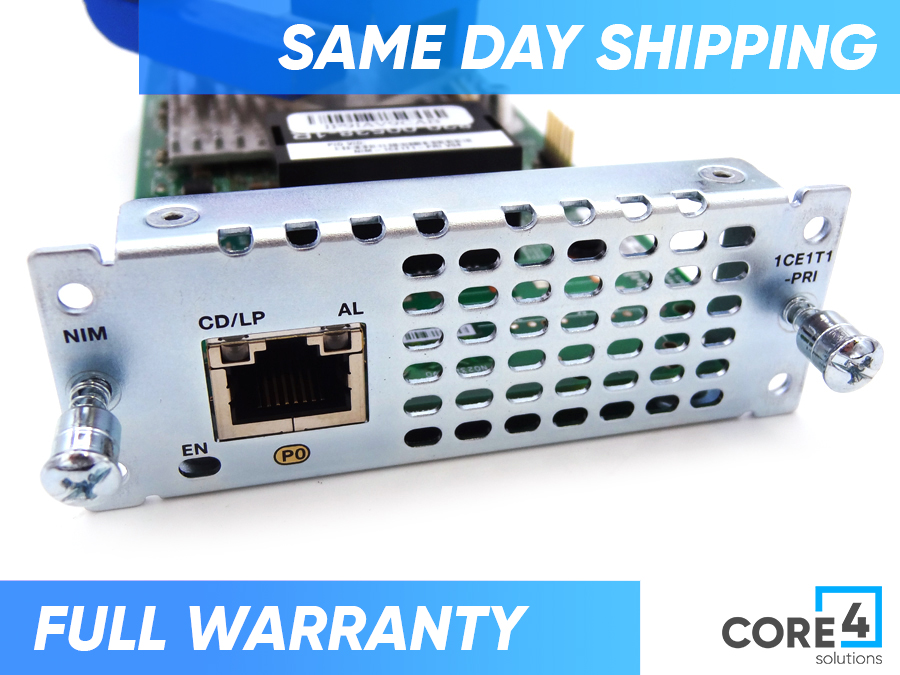 CISCO NIM-1CE1T1-PRI FOURTH-GENERATION MULTI-FLEXE