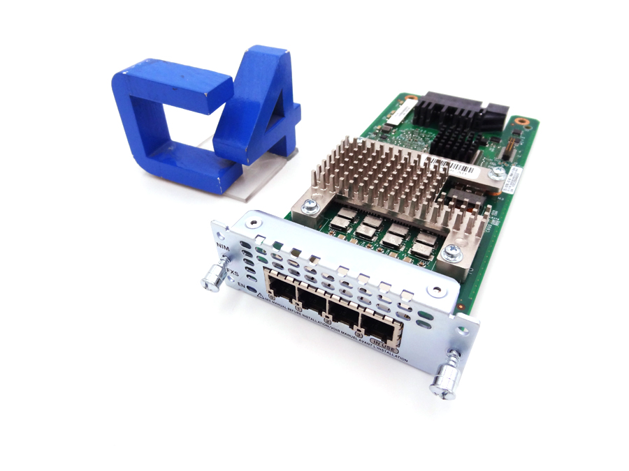 CISCO NIM-4FXS 4PT NTWK I/F MOD FXS FXS-E AND DIDD