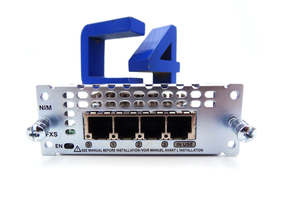 CISCO NIM-4FXS 4PT NTWK I/F MOD FXS FXS-E AND DIDD