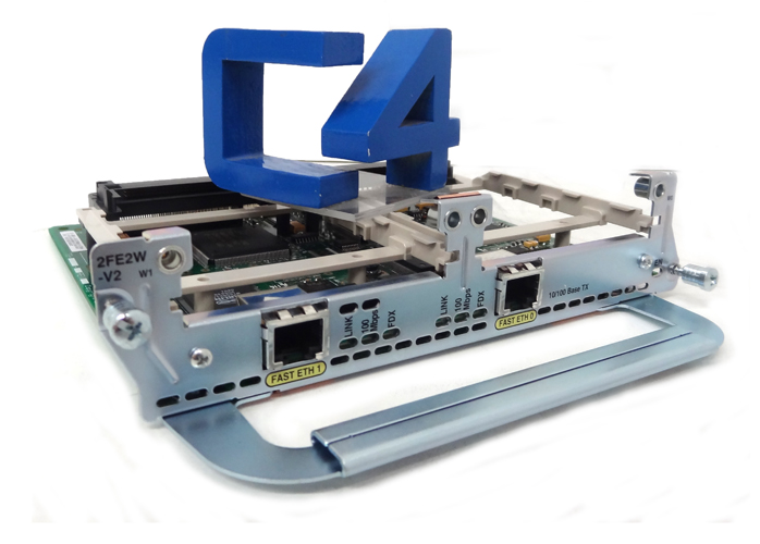CISCO NM-2FE2W-V2 2 port 10/100 Ethernet with 2 WAN C
