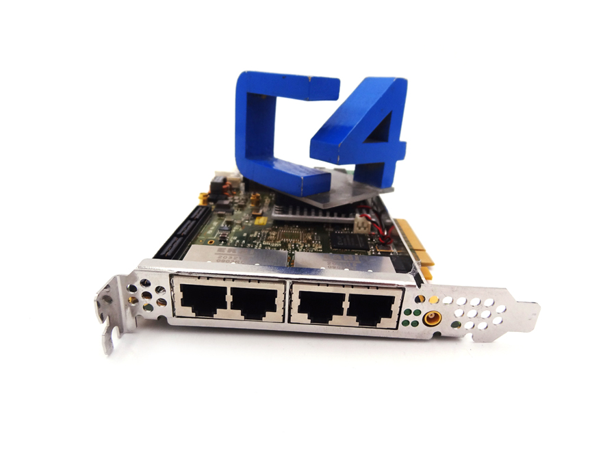 NAPATECH NT4E-4T 4-port Rj-45 NIC Gigabit 2gb MEM Pci-e Network Capture Adapt