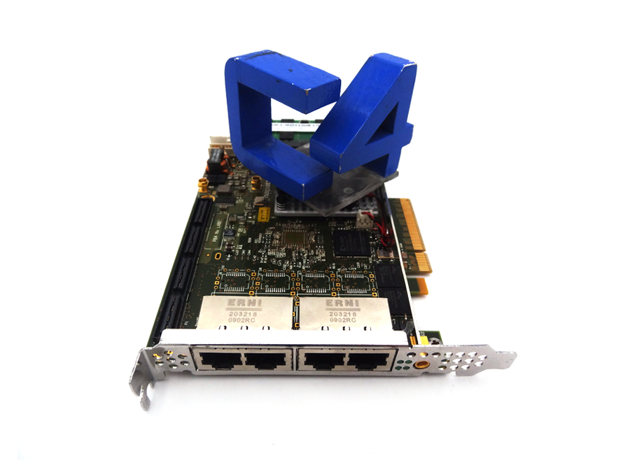 NAPATECH NT4E-4T 4-port Rj-45 NIC Gigabit 2gb MEM Pci-e Network Capture Adapt