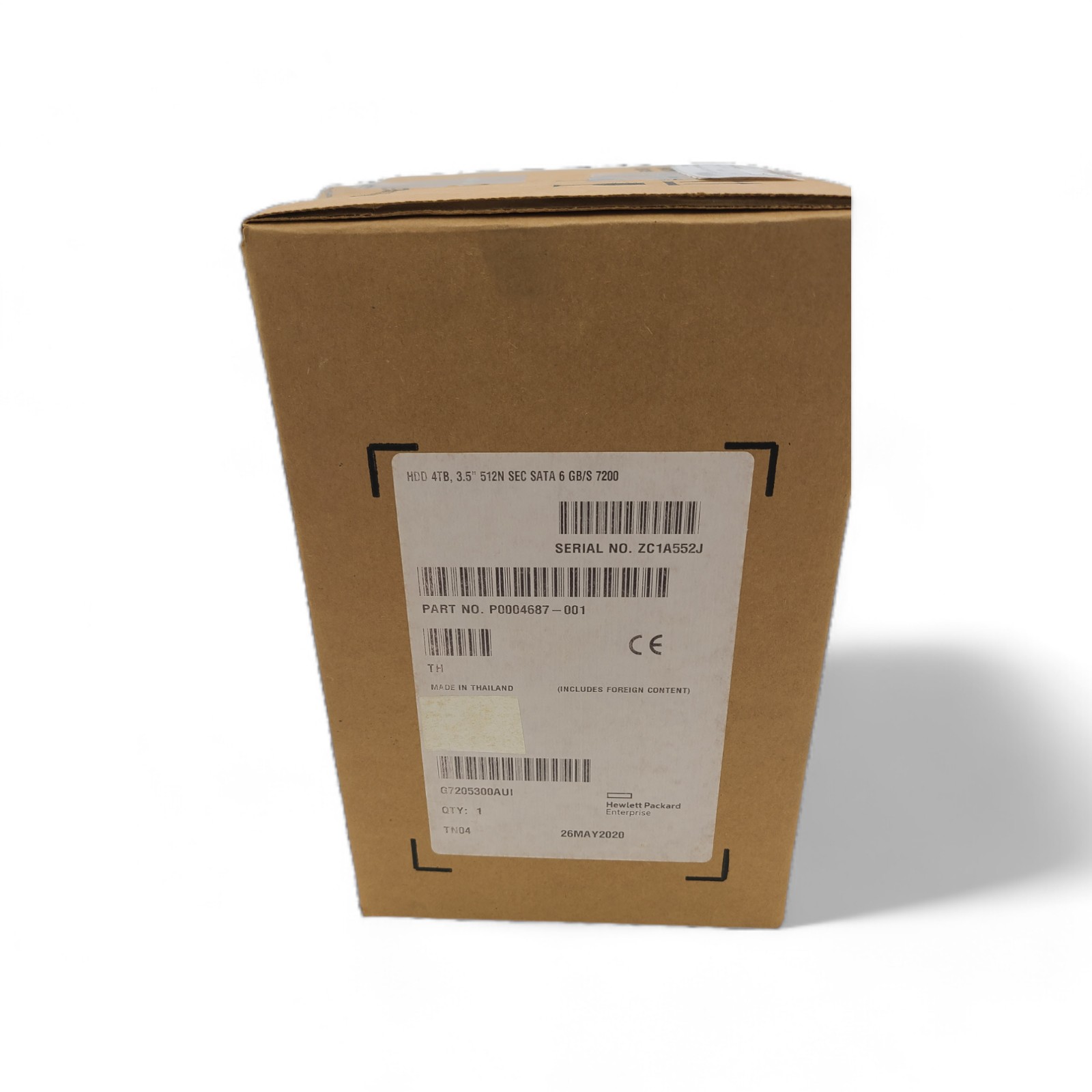 HP P0004687-001 HP 4TB 7200RPM SATA 6Gbps 512n