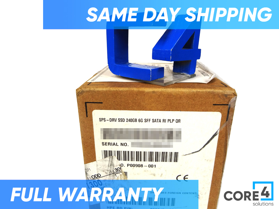 HP P00908-001 240GB 6G SFF SATA RI PLP QR *New Sealed*