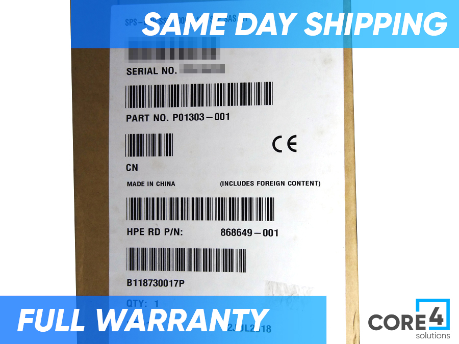 HP P01303-001 400GB 12G SFF SAS WI *New Sealed*