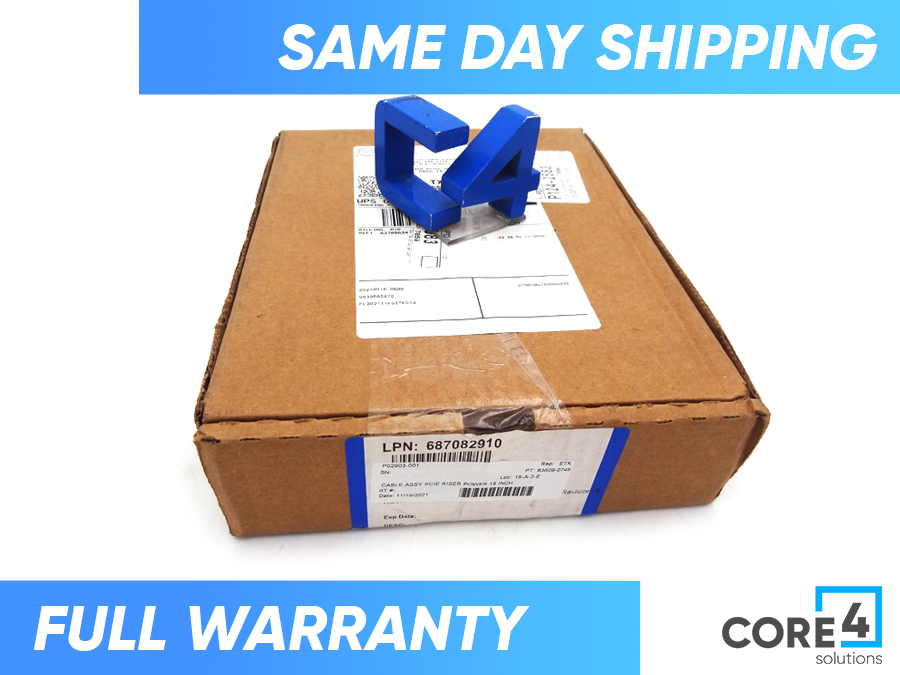 HP P02903-001 CABLE ASSY PCIE RISER POWER 19 INCH *New Bulk*