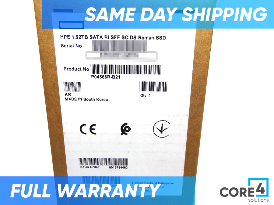 HP P04566-B21 1.92TB SATA 6G RI SFF SSD - P05322-001