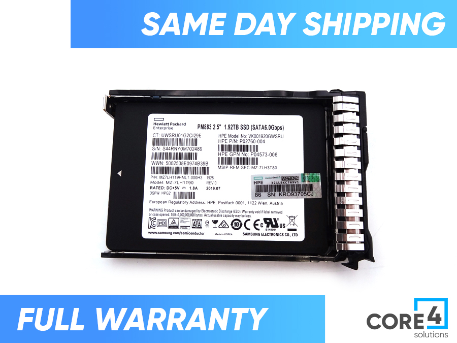 HP P05322-001 1.92TB SSD SATA 2.5 - P04566-B21