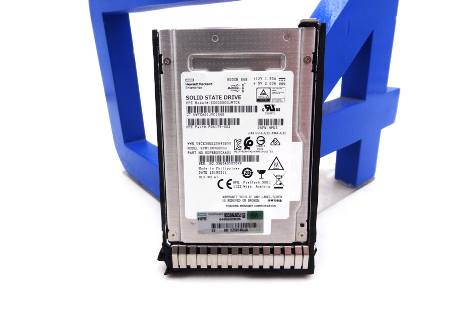 HP P06602-001 HPE 800GB SAS WI SFF SC DS SSD