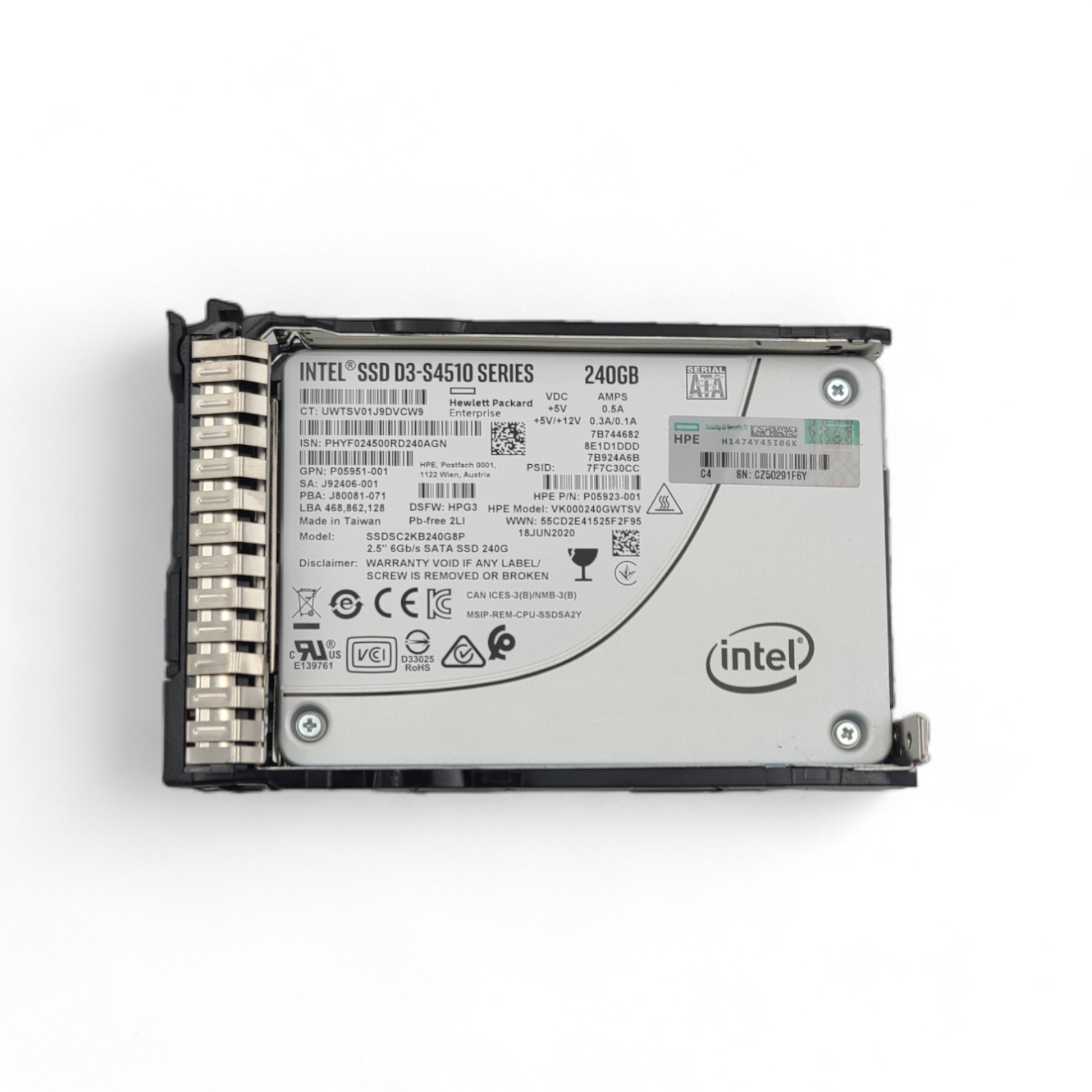 HP P08565-001 240GB SFF SATA RI SC DS