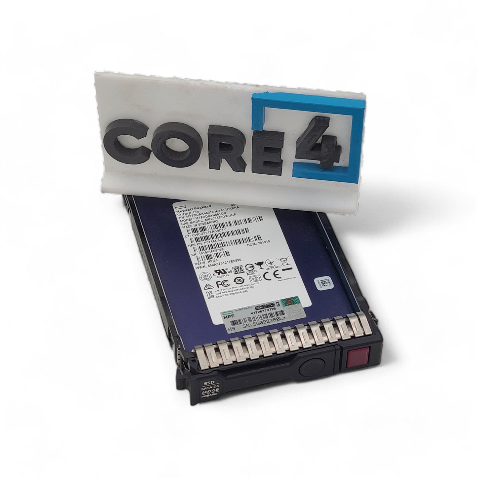 HP P08690-001 HPE 480GB SATA 6G MUU SSD